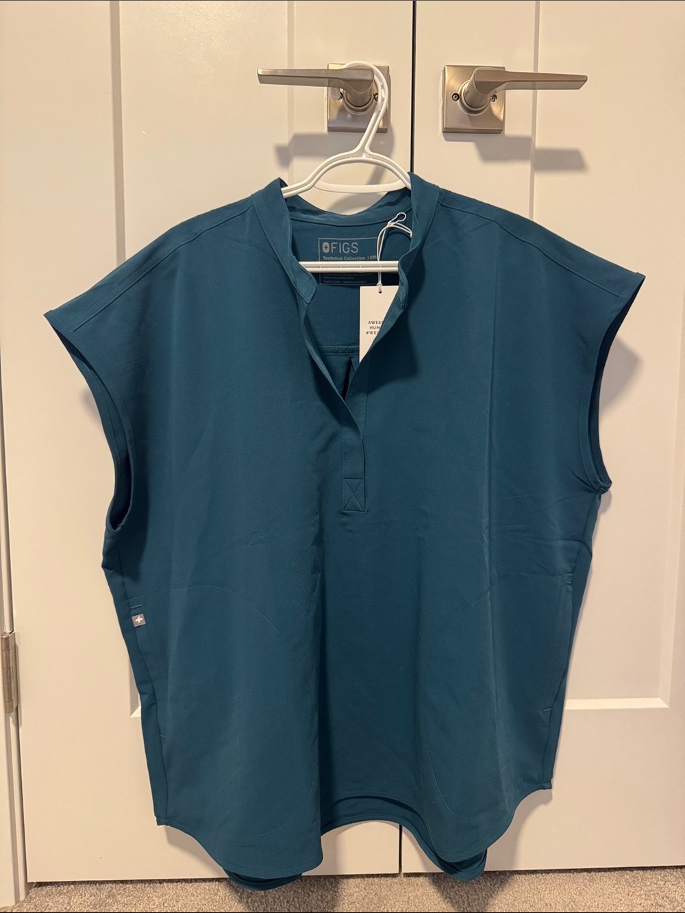 FIGS deep reef Rafaela Top XXL